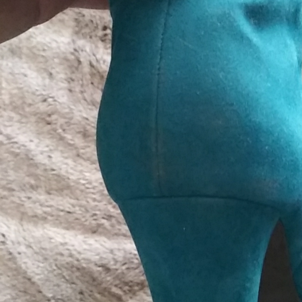 Teal High Heel Booties - Picture 3 of 5